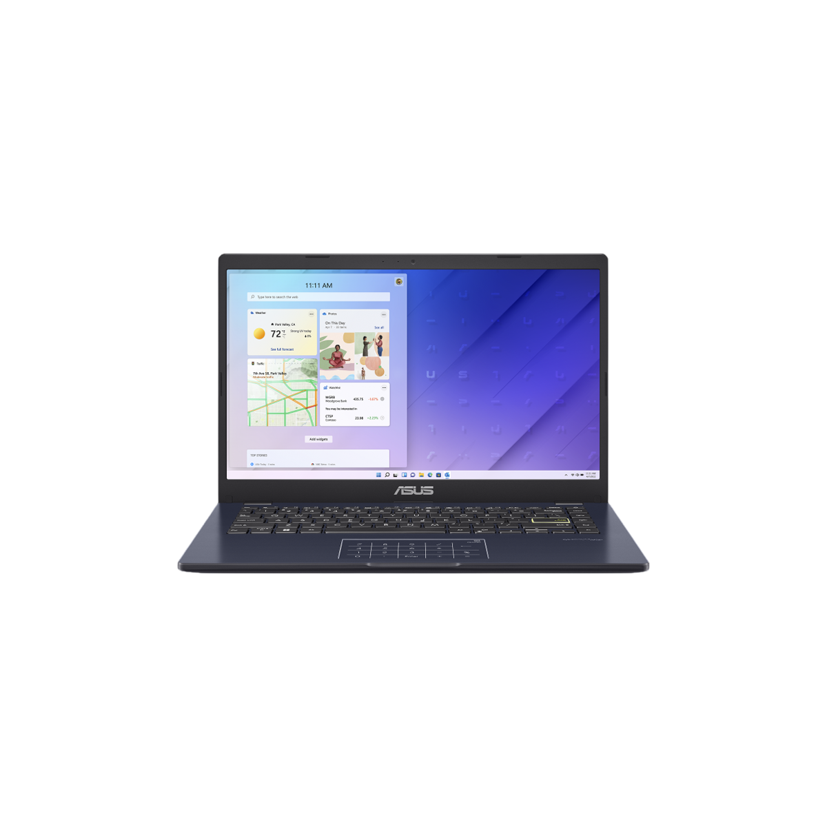 لپ‌تاپ 14 اینچ ایسوس مدل VivoBook Go E410KA-CL464 با پردازنده Intel Celeron N4500، رم 4 گیگابایت و حافظه 64 گیگابایت SSD